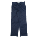 DICKIES Workwear Mens Trousers Blue Regular Straight W30 L30
