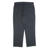 DICKIES Workwear Mens Trousers Black Regular Straight W36 L30