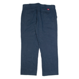 DICKIES 774 Workwear Mens Trousers Blue Regular Straight W36 L32