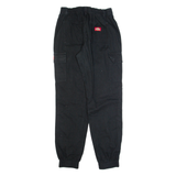 DICKIES Cargo Workwear Mens Trousers Black Regular Tapered W26 L28