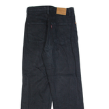 LEVI'S Ribcage BIG E Womens Trousers Black Regular Straight W25 L27