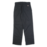 DICKIES Workwear Mens Trousers Black Regular Straight W28 L30