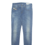 DIESEL Mens Jeans Blue Regular Tapered Stone Wash W27 L32