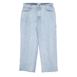 GUESS Carpenter Cargo Mens Jeans Blue Regular Straight Acid Wash W38 L29