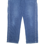 LEE Mens Jeans Blue Regular Straight Stone Wash W38 L31