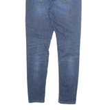 GUESS Mens Jeans Blue Regular Tapered Stone Wash W28 L28