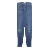 LEVI'S Big E Womens Jeans Blue Slim Skinny Stone Wash W26 L30