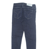 CALVIN KLEIN JEANS Womens Jeans Blue Regular Tapered W28 L26