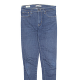LEVI'S Big E 720 Womens Jeans Blue Regular Skinny Stone Wash W27 L32