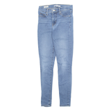 LEVI'S Big E 310 Womens Jeans Black Regular Skinny Stone Wash W26 L30