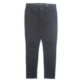 LEVI'S Womens Jeans Black Regular Tapered W26 L30