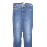 TOMMY HILFIGER Womens Jeans Blue Regular Tapered Stone Wash W26 L29