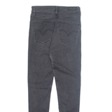 LEVI'S Big E Womens Jeans Green Slim Skinny Stone Wash W29 L30