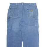 CARHARTT Carpenter Cargo Mens Jeans Blue Regular Straight W40 L29