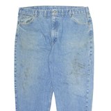 CARHARTT Mens Jeans Blue Regular Straight Stone Wash W44 L30