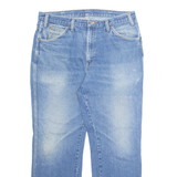 DICKIES Mens Jeans Blue Loose Straight Stone Wash W34 L28