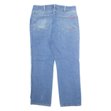 DICKIES Mens Jeans Blue Loose Straight Stone Wash W34 L28