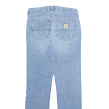 CARHARTT Mens Jeans Blue Regular Tapered Stone Wash W30 L32
