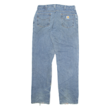 CARHARTT Womens Jeans Blue Regular Straight W34 L30