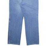 DICKIES Mens Jeans Blue Loose Straight Stone Wash W36 L30