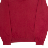 ADIDAS Mens Jumper Red V-Neck Tight Knit XL