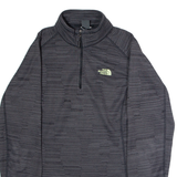 THE NORTH FACE Womens Fleece Grey 1/4 Zip L