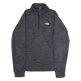 THE NORTH FACE Womens Fleece Grey 1/4 Zip L