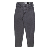 LEVI'S Silver Tab Womens Jeans Grey Relaxed Mom W24 L25