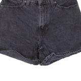 LEVI'S BIG E Womens Denim Shorts Black S W27