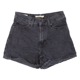 LEVI'S BIG E Womens Denim Shorts Black S W27