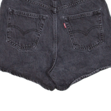 LEVI'S BIG E Womens Denim Shorts Black S W27