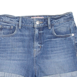 GUESS High Waisted Womens Denim Shorts Blue XS W26