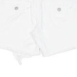 TRUE RELIGION Womens Jorts Shorts White M W31