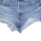 LEVI'S 501 Womens Denim Shorts Blue S W28