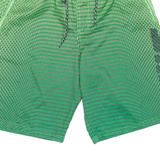 NIKE Mens Sports Shorts Green Relaxed Crazy Pattern S W26