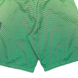 NIKE Mens Sports Shorts Green Relaxed Crazy Pattern S W26