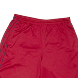REEBOK Mens Sports Shorts Red Relaxed L W32