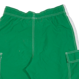 NIKE Mens Sports Shorts Green Relaxed S W30