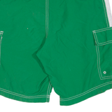 NIKE Mens Sports Shorts Green Relaxed S W30