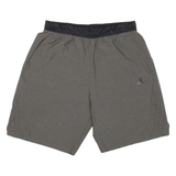 ADIDAS Mens Sports Shorts Green Relaxed L W31