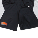 NIKE Mens Sports Shorts Black Relaxed M W30