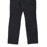 CARHARTT Carpenter Workwear Womens Jeans Black Slim Straight W29 L29