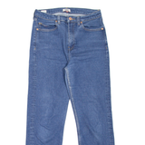 TOMMY JEANS TJ 1990 High Rise Cropped Womens Jeans Blue Straight W28 L27