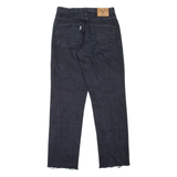 VALENTINO Mens Jeans Black Regular Straight W30 L32