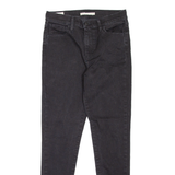 LEVI'S 720 High Rise BIG E Womens Jeans Black Slim Skinny W29 L28