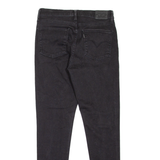 LEVI'S 720 High Rise BIG E Womens Jeans Black Slim Skinny W29 L28