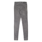 LEVI'S 310 Shaping Womens Jeans Grey Slim Skinny Stone Wash W27 L32