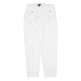 RIVER ISLAND Womens Trousers White Regular Tapered W28 L26