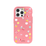 Bubblegum Pink Pretty Picnic iPhone 15 Pro Case