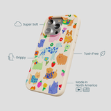 Seashell Pup Bloom iPhone 16 Pro Case